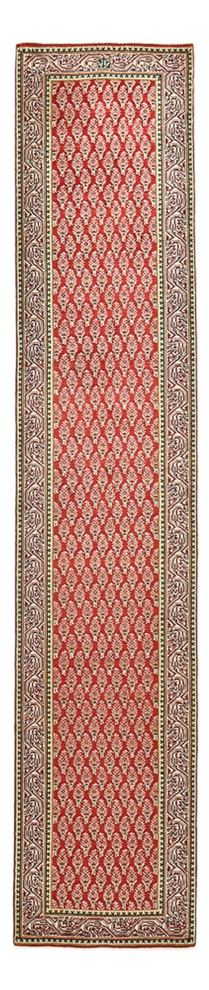 Tapis de couloir Tapis persan - Tabriz - 381 x 73 cm - rouille