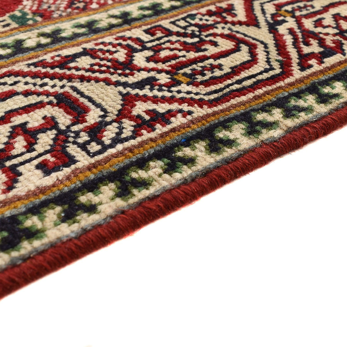 Tapis de couloir Tapis persan - Tabriz - 381 x 73 cm - rouille