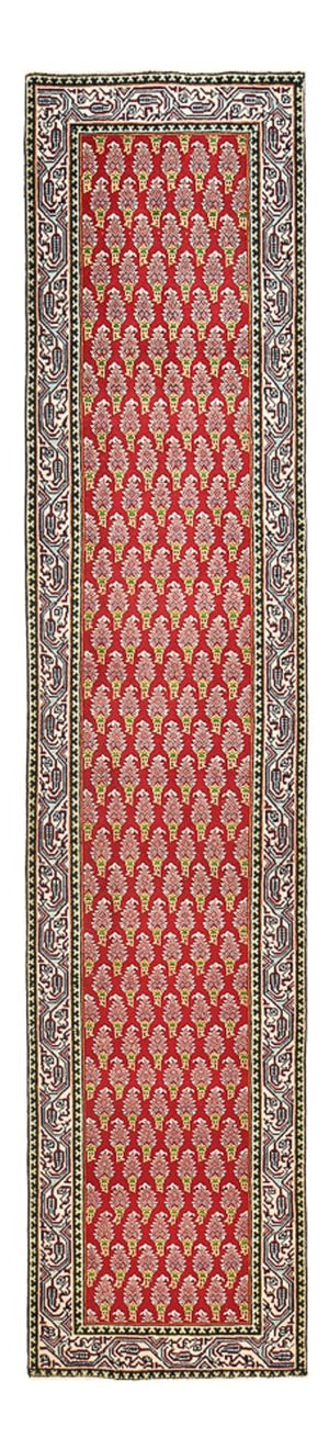 Tapis de couloir Tapis persan - Tabriz - 373 x 80 cm - rouille