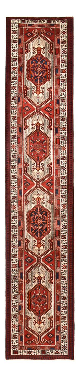 Tapis de couloir Tapis persan - Tabriz - 460 x 98 cm - rouille