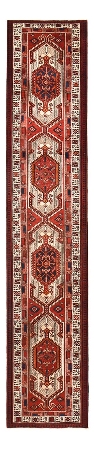 Tapis de couloir Tapis persan - Tabriz - 460 x 98 cm - rouille