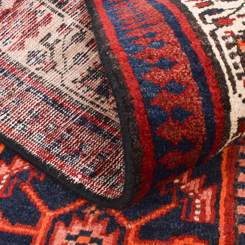 Tapis de couloir Tapis persan - Tabriz - 460 x 98 cm - rouille