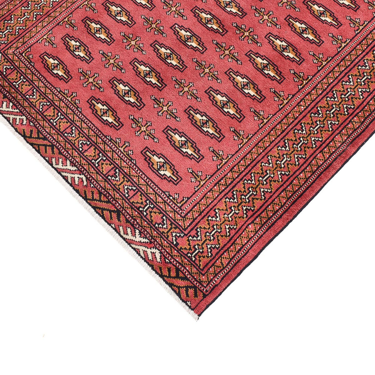 Tapis de couloir Tapis Turkaman - 285 x 105 cm - rouge