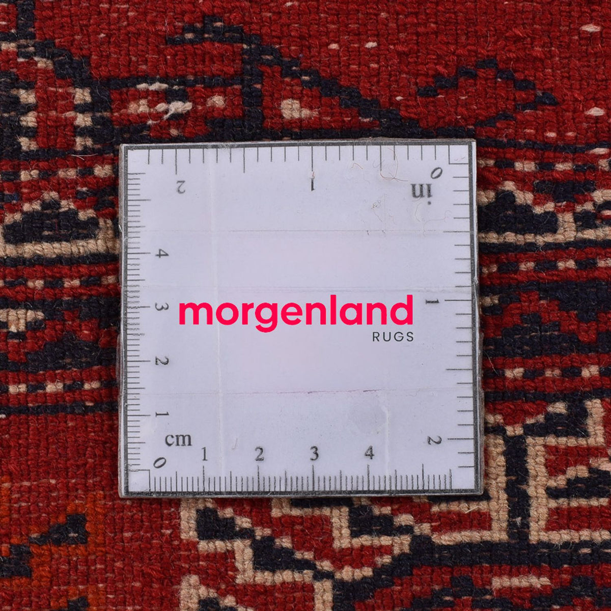 Tapis de couloir Tapis Turkaman - 353 x 89 cm - rouge