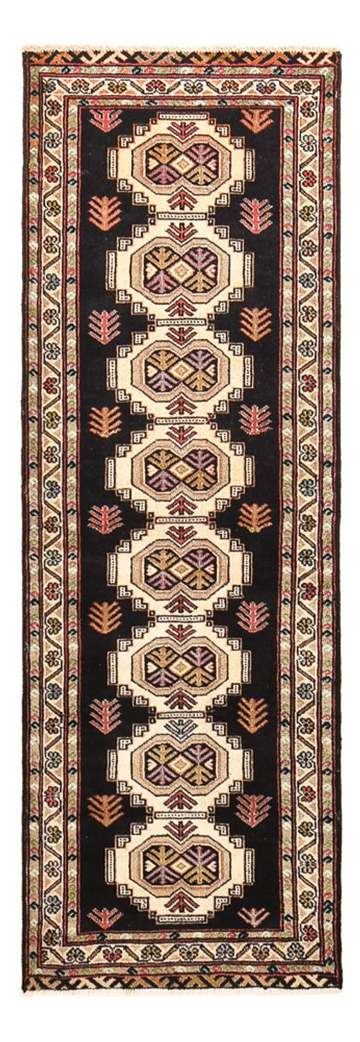 Tapis de couloir Tapis Turkaman - 187 x 63 cm - bleu foncé