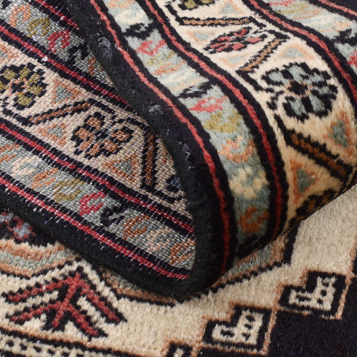 Tapis de couloir Tapis Turkaman - 187 x 63 cm - bleu foncé