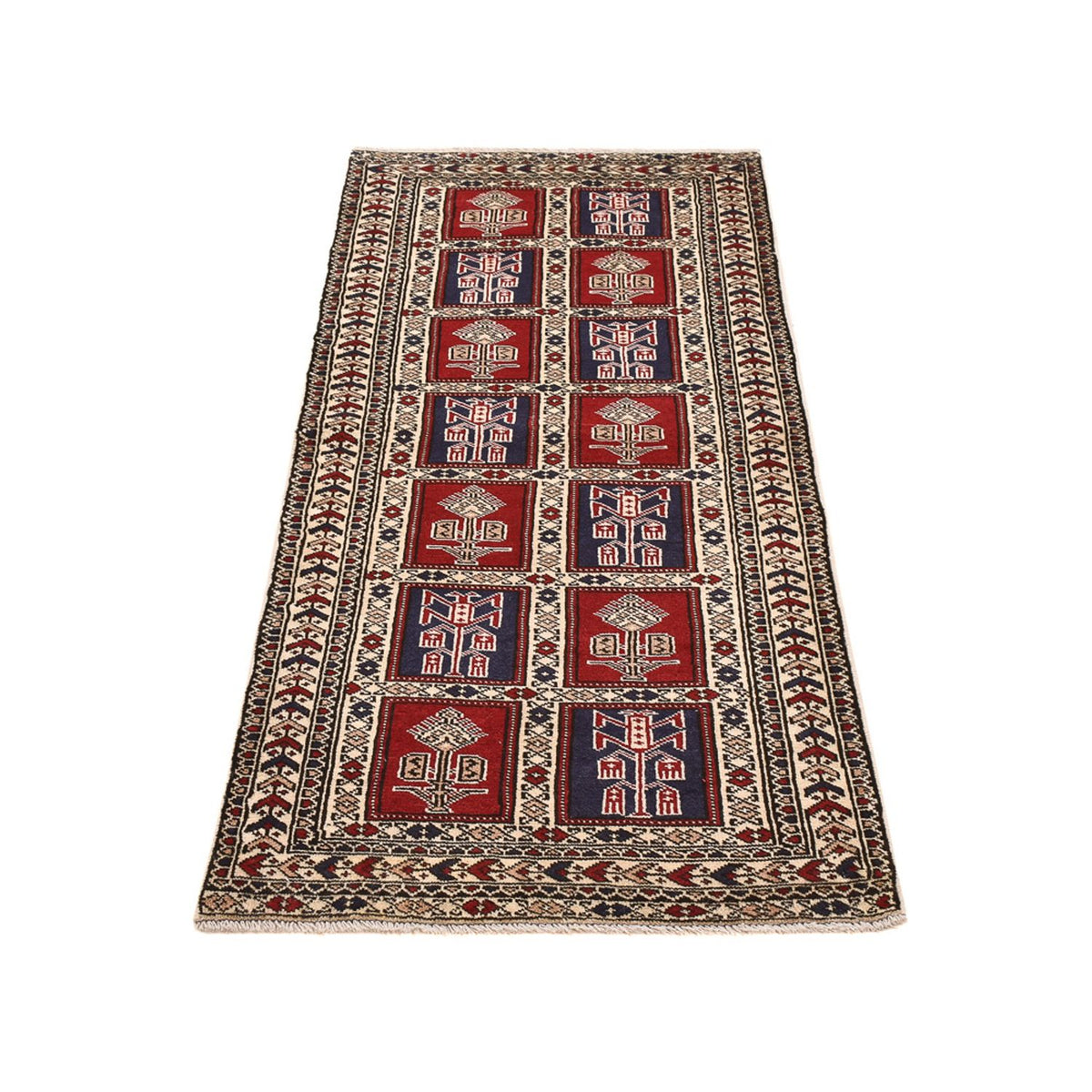 Tapis de couloir Tapis Turkaman - 190 x 78 cm - multicolore