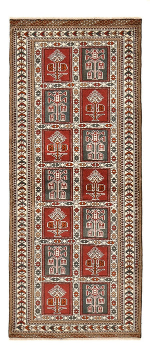 Tapis de couloir Tapis Turkaman - 186 x 76 cm - multicolore