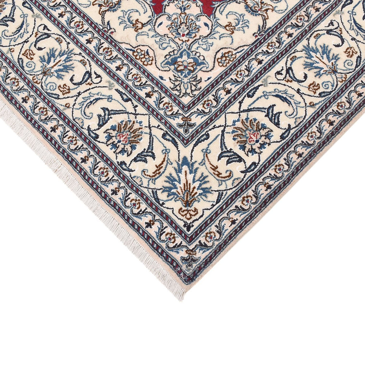 Tapis persan - Nain - 292 x 202 cm - rouge
