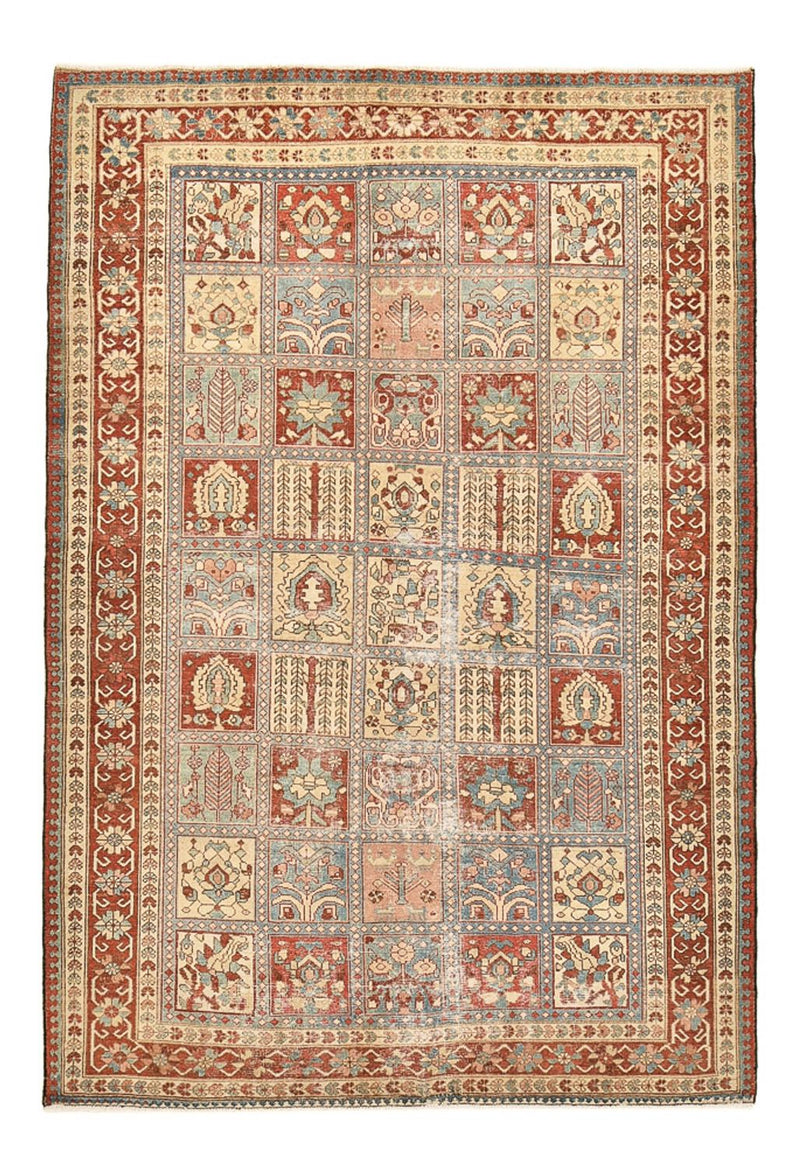 Tapis vintage - 292 x 197 cm - beige foncé