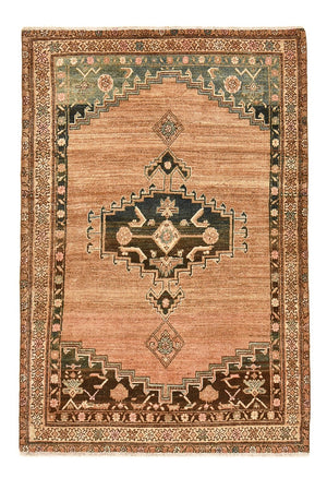 Tapis vintage - 186 x 126 cm - rouge clair