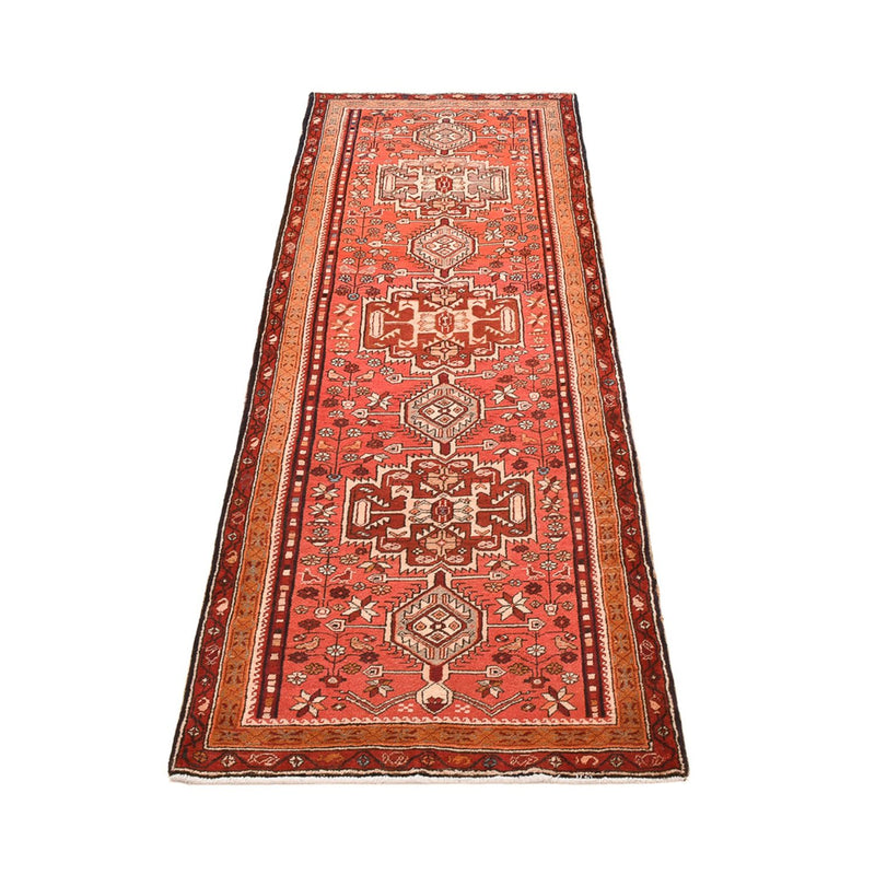 Tapis de couloir Tapis persan - Nomadic - 254 x 80 cm - rouge