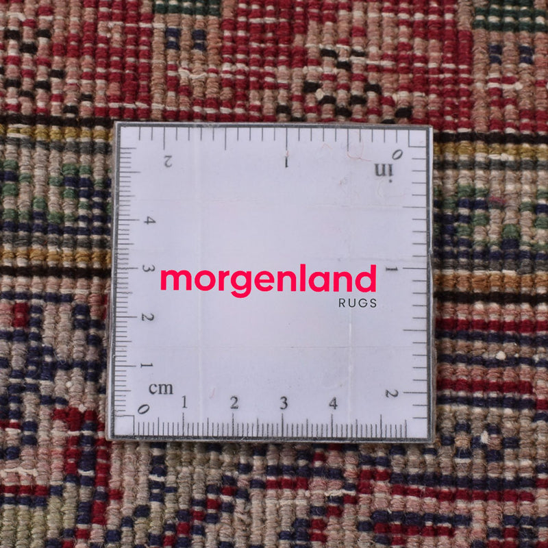 Tapis de couloir Tapis persan - Tabriz - 340 x 83 cm - rouge