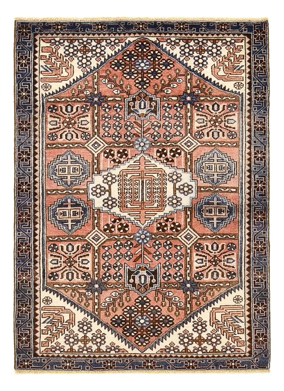 Tapis persan - Nomadic - 155 x 112 cm - multicolore
