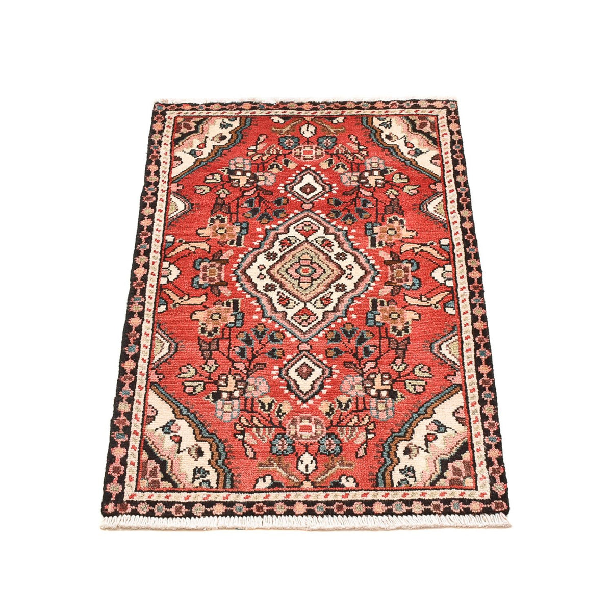 Tapis persan - Nomadic - 89 x 58 cm - rouge