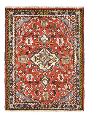 Tapis persan - Nomadic - 75 x 57 cm - rouge
