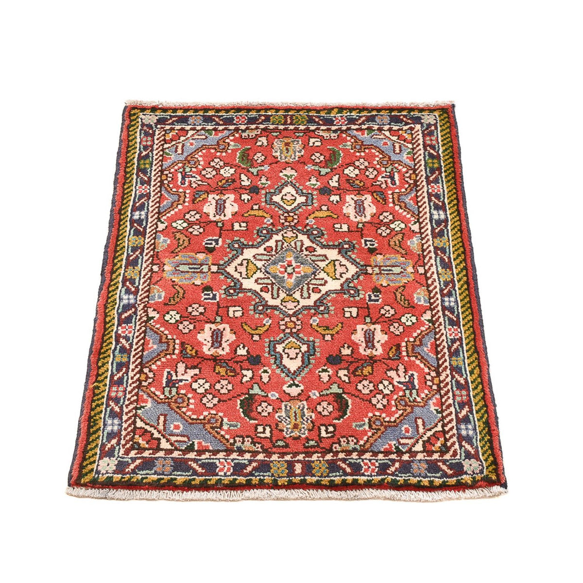 Tapis persan - Nomadic - 75 x 57 cm - rouge