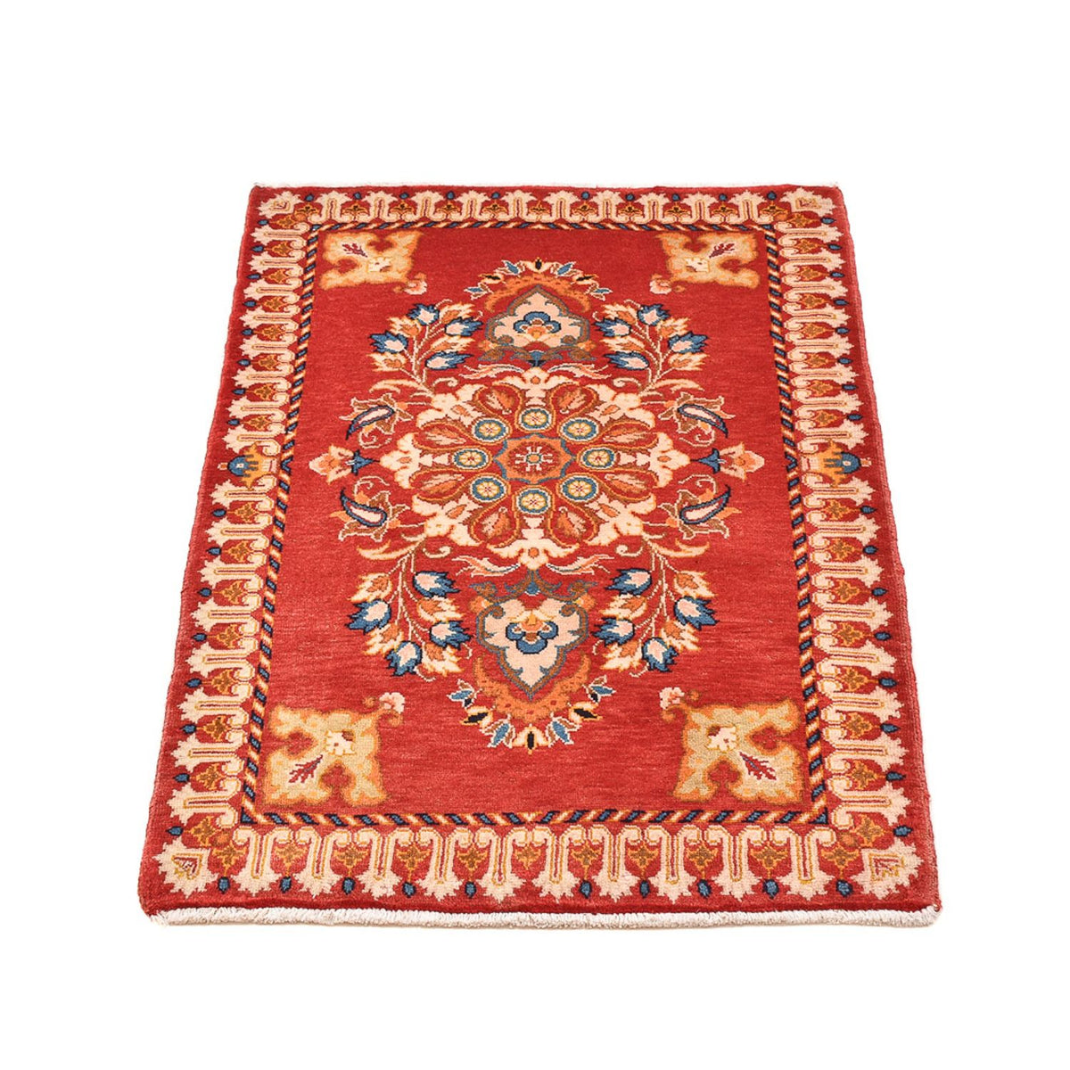 Tapis persan - Nomadic - 96 x 67 cm - rouge
