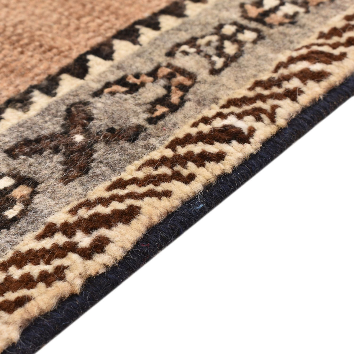 Tapis persan - Nomadic - 56 x 53 cm - beige clair