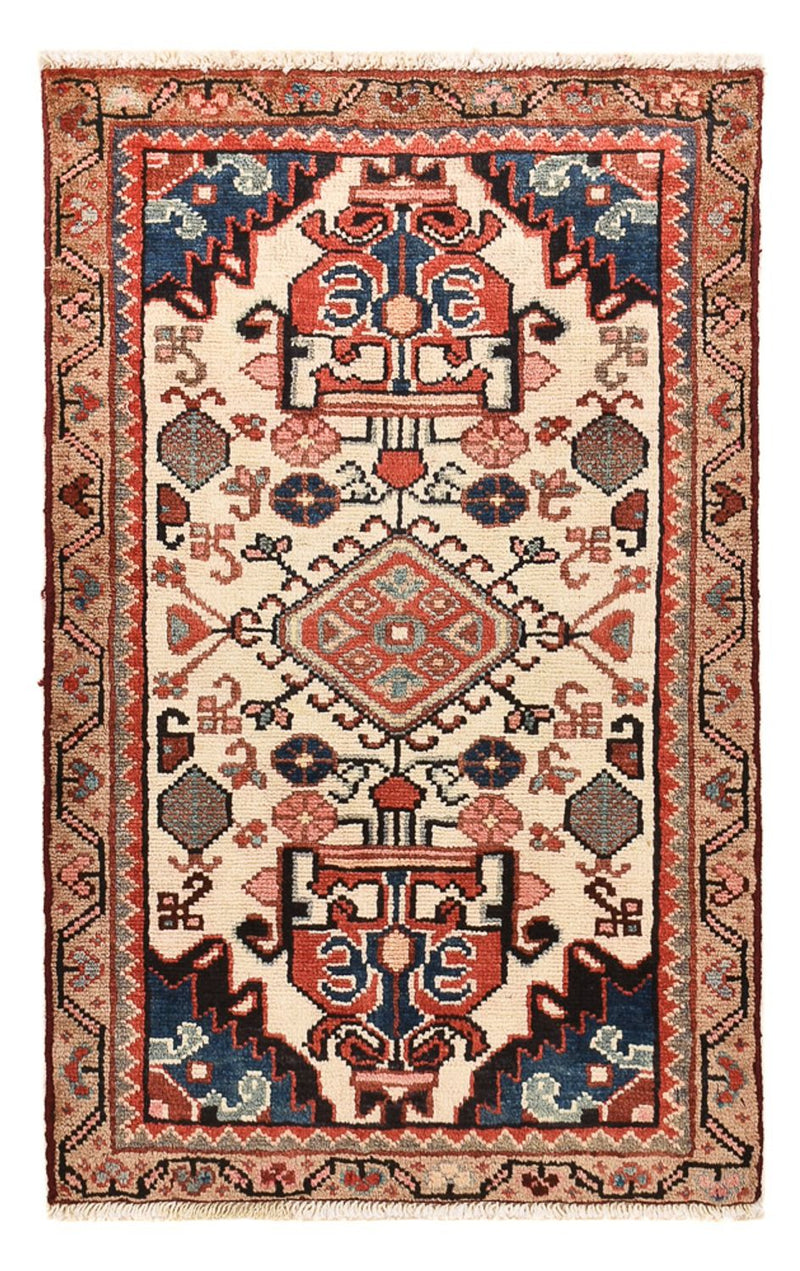 Tapis persan - Nomadic - 90 x 55 cm - multicolore