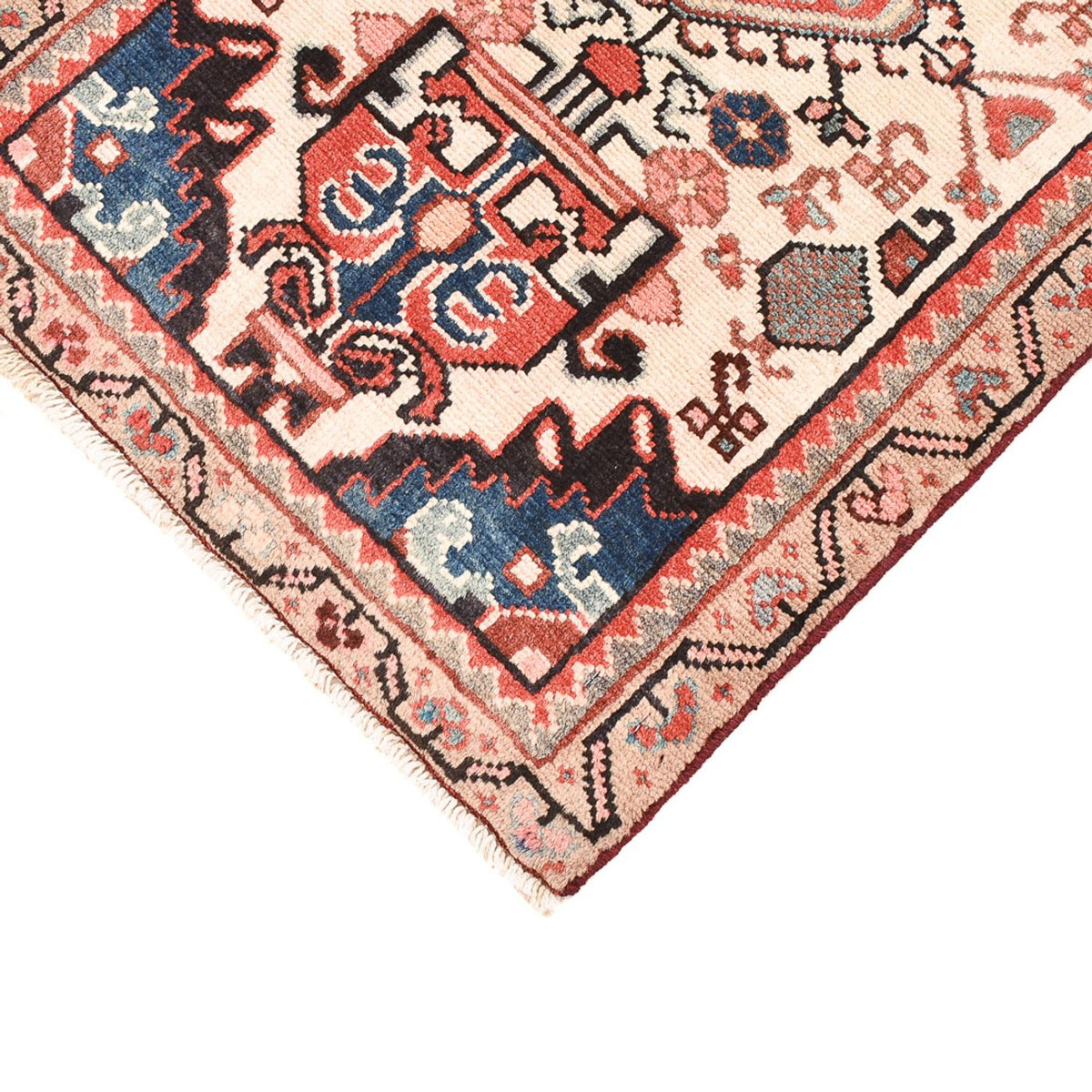 Tapis persan - Nomadic - 90 x 55 cm - multicolore