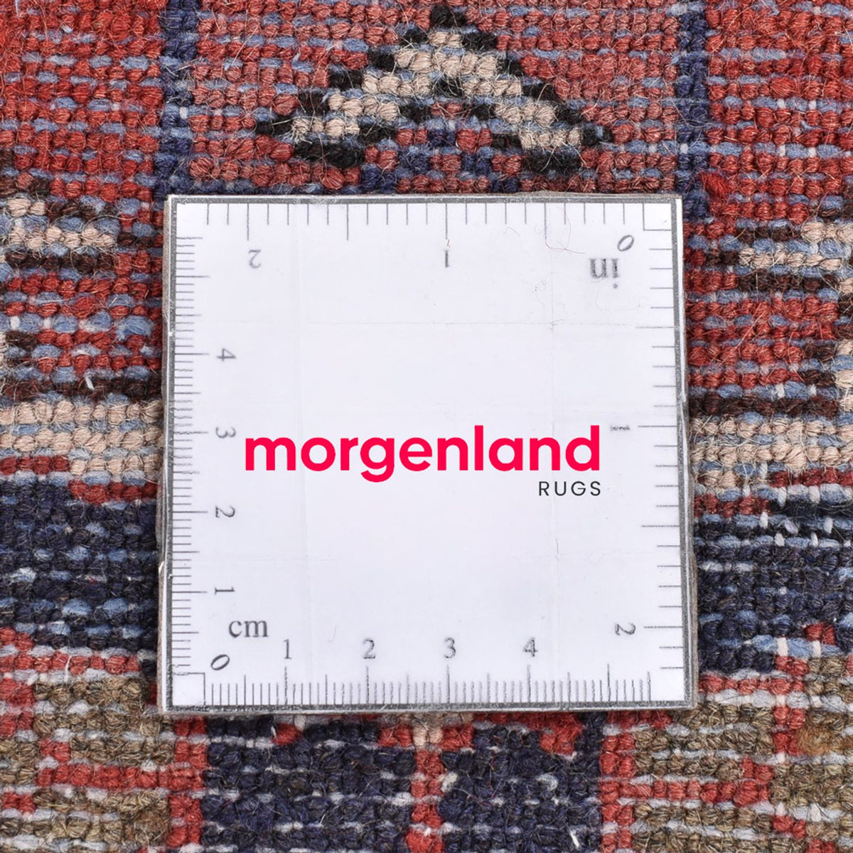 Tapis persan - Nomadic - 84 x 56 cm - rouille