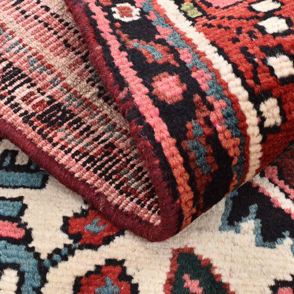 Tapis persan - Nomadic - 96 x 64 cm - multicolore