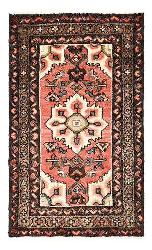 Tapis persan - Nomadic - 87 x 53 cm - rouge clair