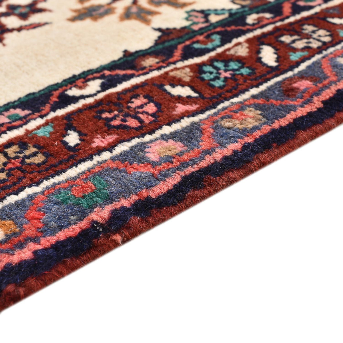 Tapis persan - Nomadic - 93 x 71 cm - multicolore