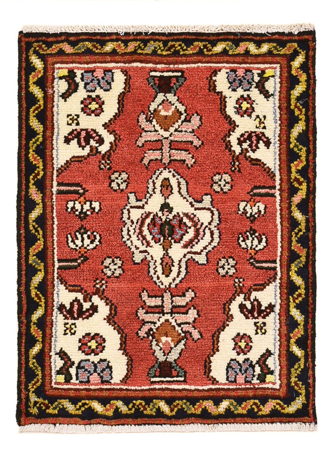 Tapis persan - Nomadic - 62 x 44 cm - rouge
