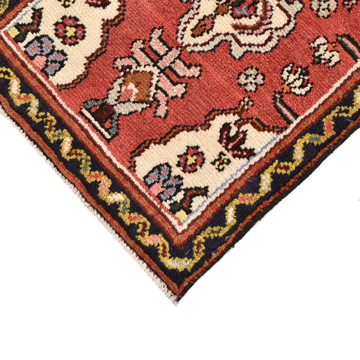 Tapis persan - Nomadic - 62 x 44 cm - rouge