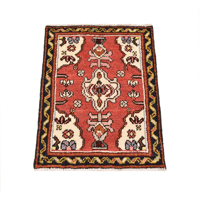 Tapis persan - Nomadic - 62 x 44 cm - rouge