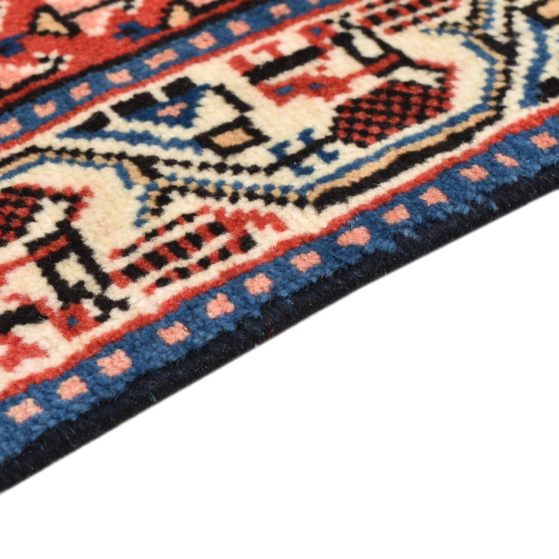 Tapis persan - Nomadic - 70 x 60 cm - rouge