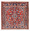 Tapis persan - Nomadic carré  - 67 x 67 cm - rouge