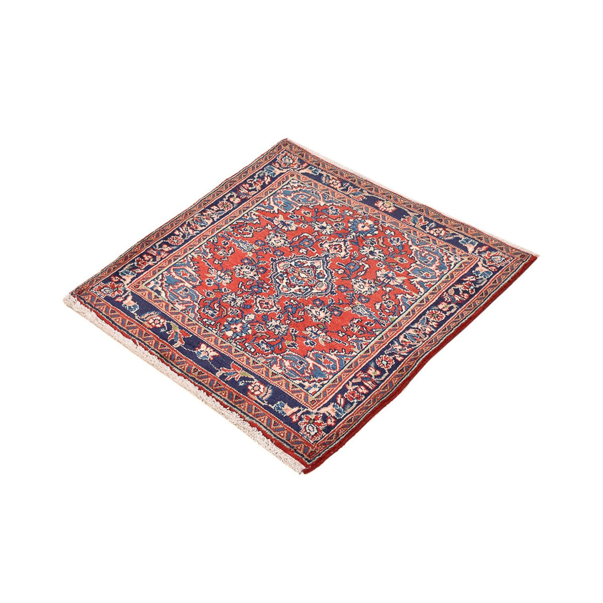 Tapis persan - Nomadic carré  - 67 x 67 cm - rouge