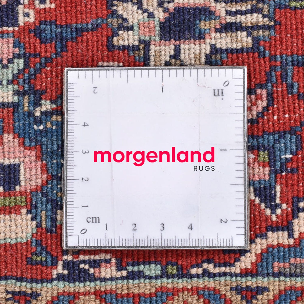 Tapis persan - Nomadic carré  - 67 x 67 cm - rouge