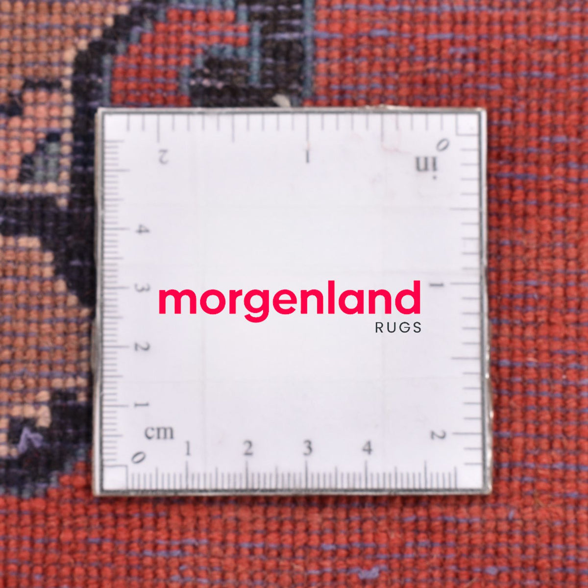 Tapis persan - Nomadic - 50 x 49 cm - rouge