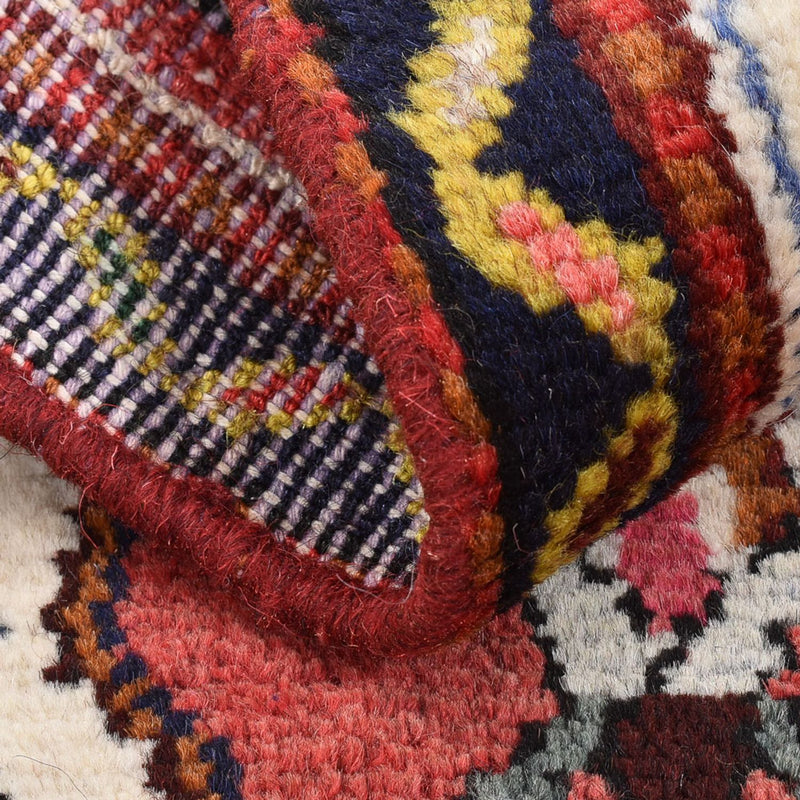 Tapis persan - Nomadic carré  - 65 x 65 cm - rouge