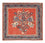 Tapis persan - Nomadic - 54 x 54 cm - rouge