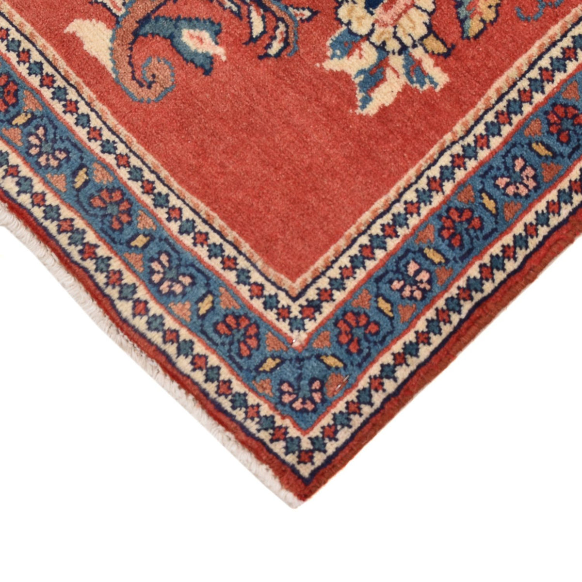 Tapis persan - Nomadic - 54 x 54 cm - rouge