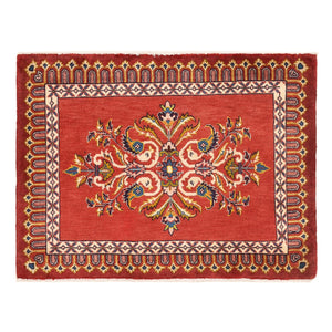 Tapis persan - Nomadic - 92 x 70 cm - rouge