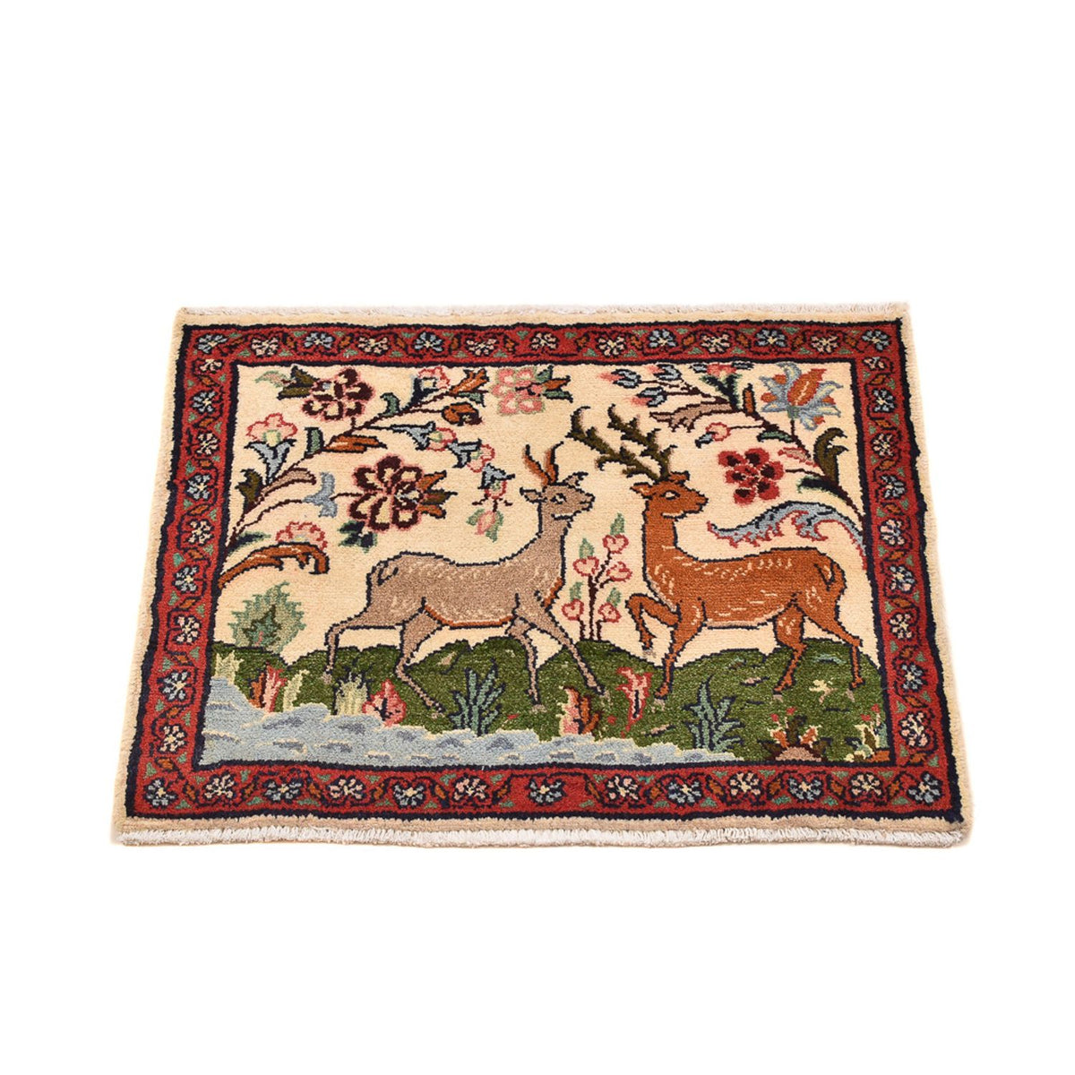 Tapis persan - Nomadic - 62 x 46 cm - multicolore