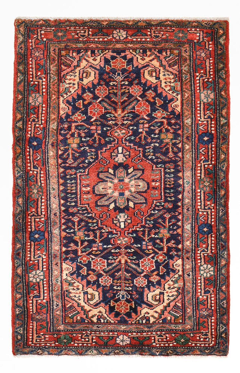 Tapis persan - Nomadic - 100 x 66 cm - rose