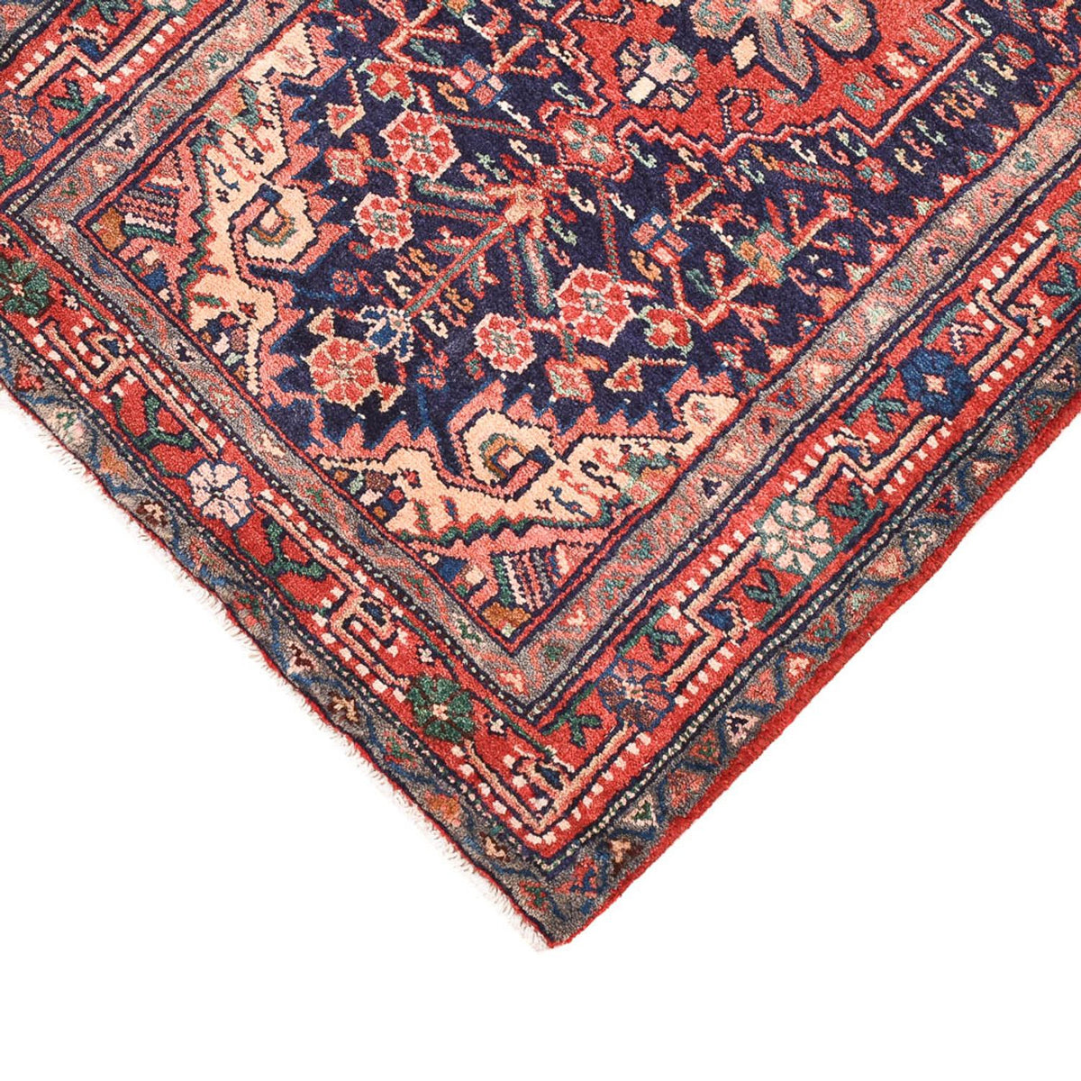 Tapis persan - Nomadic - 100 x 66 cm - rose