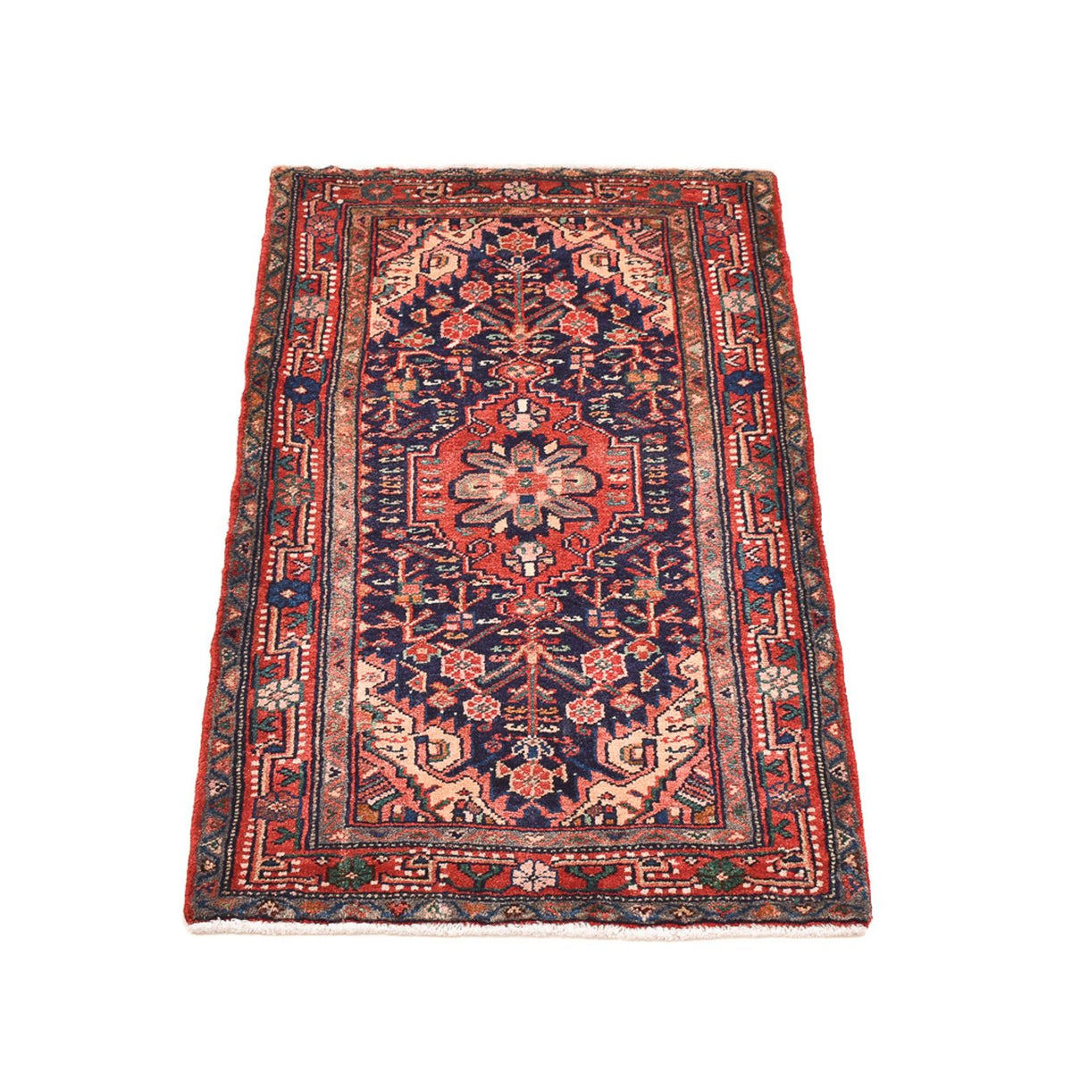 Tapis persan - Nomadic - 100 x 66 cm - rose
