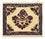 Tapis persan - Nomadic - 50 x 55 cm - multicolore