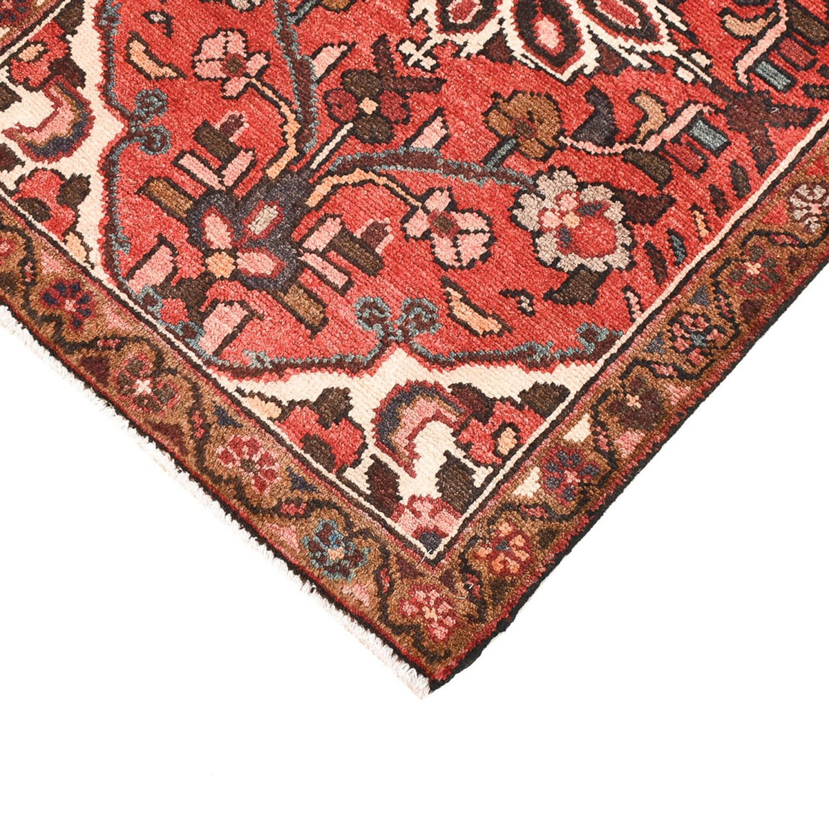 Tapis persan - Nomadic - 89 x 59 cm - rouge