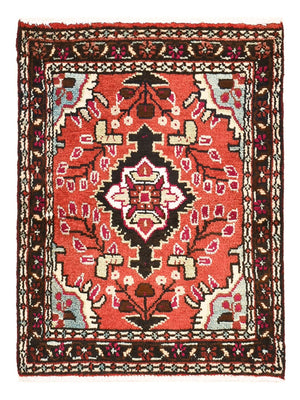 Tapis persan - Nomadic - 70 x 50 cm - rouge clair