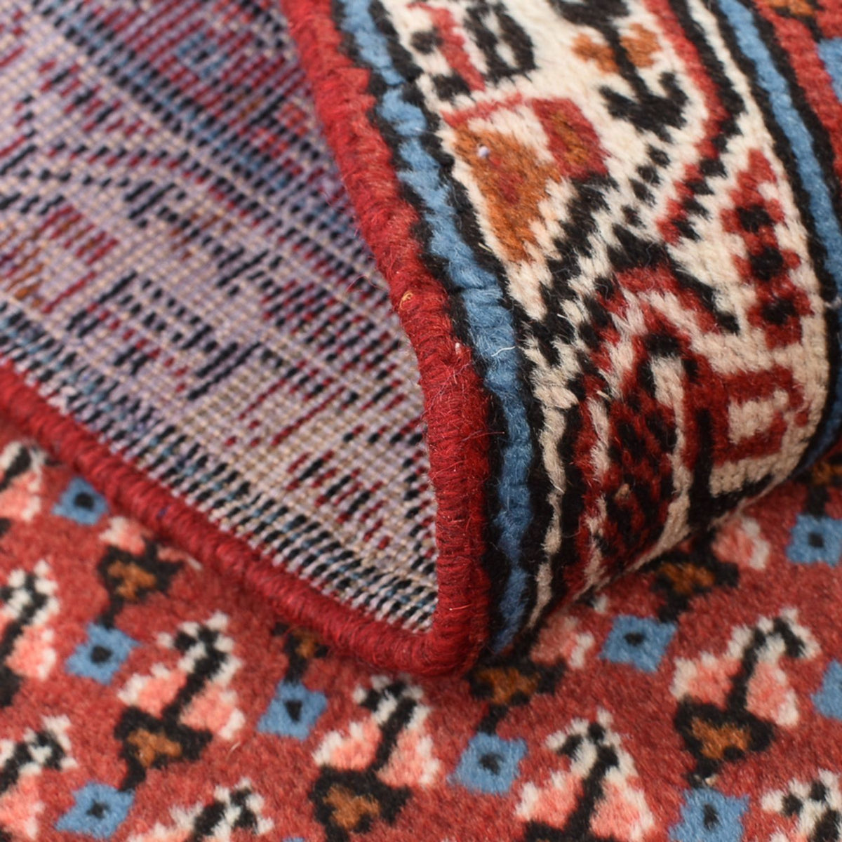 Tapis persan - Mir - 123 x 63 cm - rouille