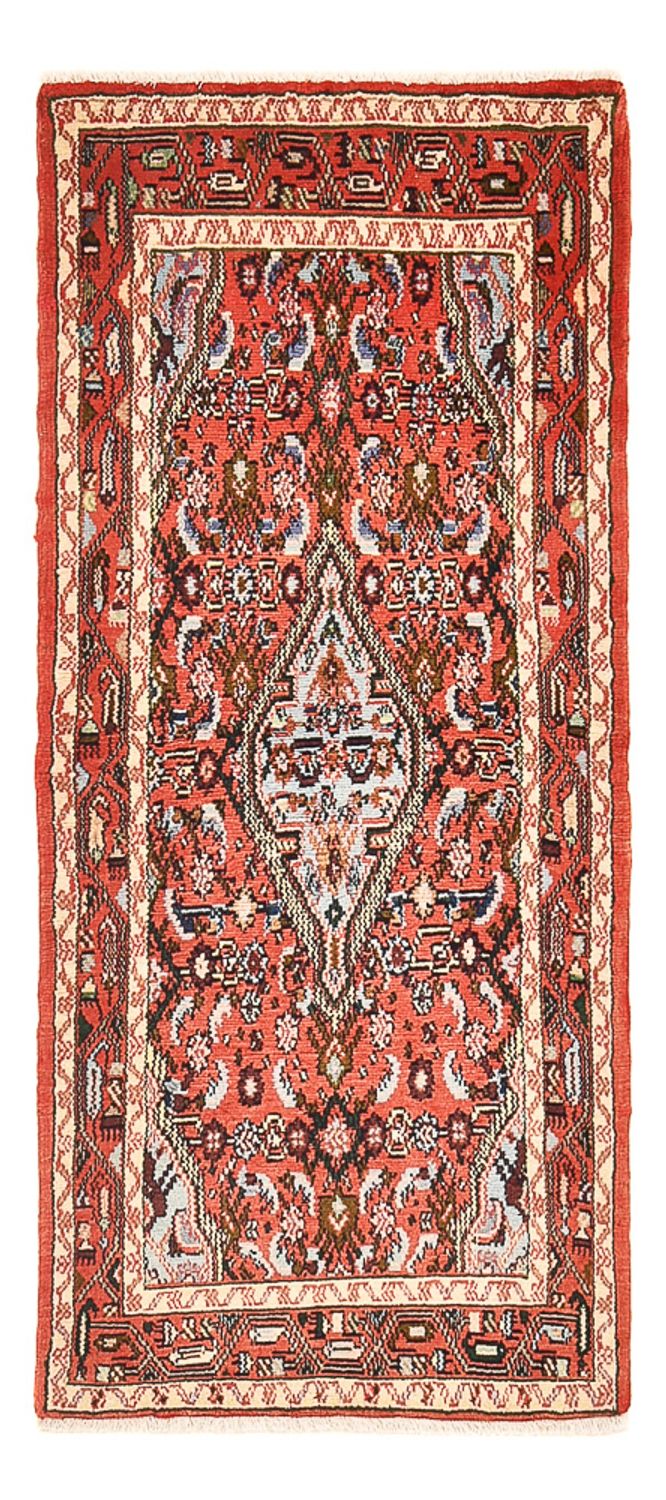 Tapis persan - Nomadic - 141 x 63 cm - rouge